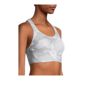 Avia Women's Active Molded Cup Sports Bra Camo White Sz XS Pilates Sports
